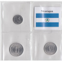 Nicaragua serie composta da 3 monete Anni misti Q/Fdc